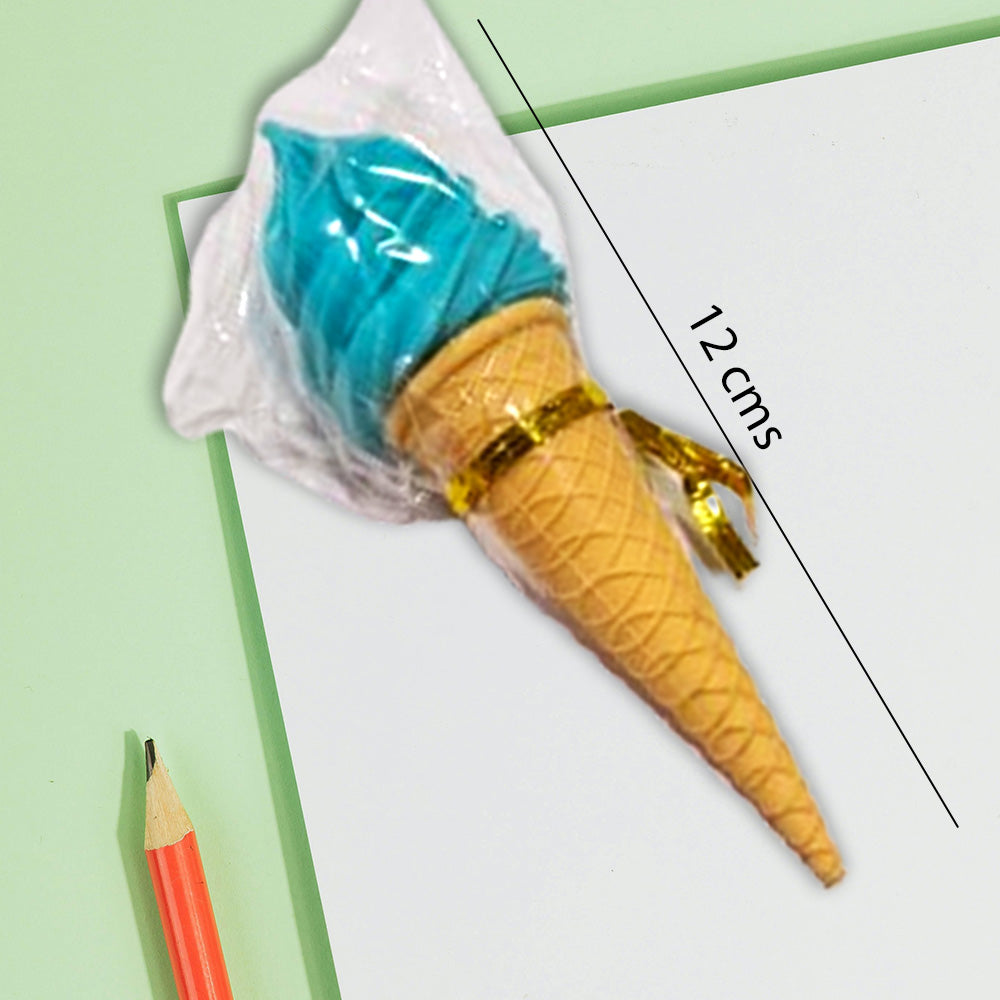 Ice Cream Cone Shape Big Eraser 2 PCS Set – 3D Erasers for Kids, Perfect for School and Birthday Return Gifts